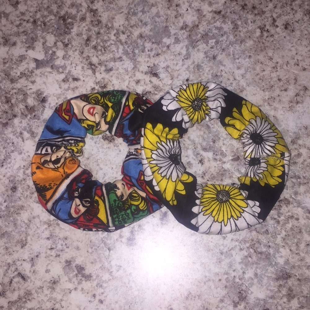 Homemade scrunchies